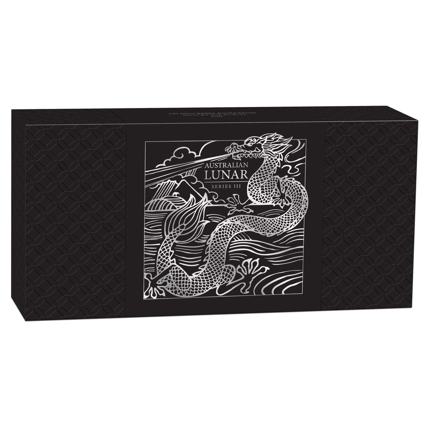 2024 Lunar Year of The Dragon Silver Proof 3 Coin Set