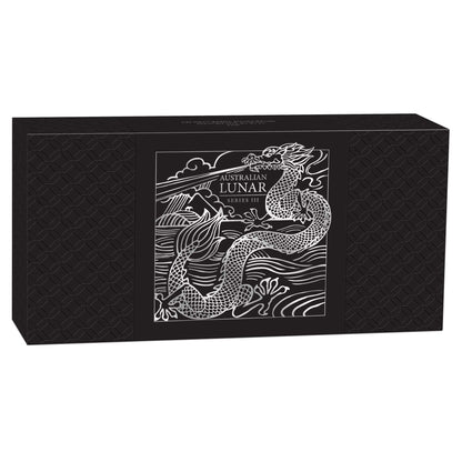 2024 Lunar Year of The Dragon Silver Proof 3 Coin Set