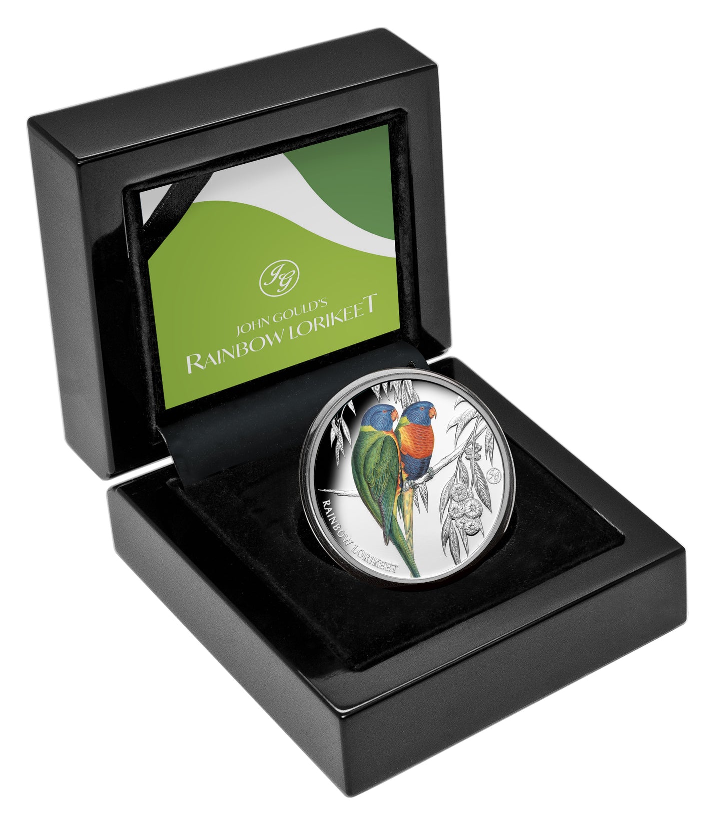Niue 2024 $1 Rainbow Lorikeet 1oz Silver Coloured Proof Coin