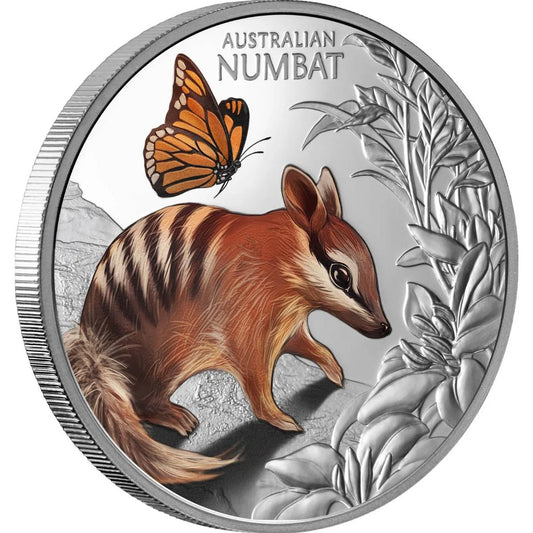 Niue 2025 $1 Baby Numbat Silver 1oz Coloured Proof Coin