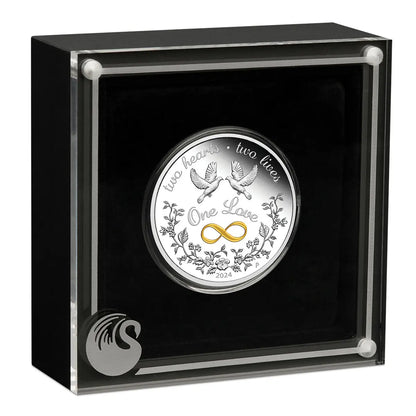 2024 $1 One Love 1oz Silver Proof Coin
