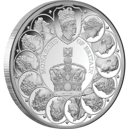 Tokelau 2024 $1 Monarchs of Britain 1oz Silver Proof Coin