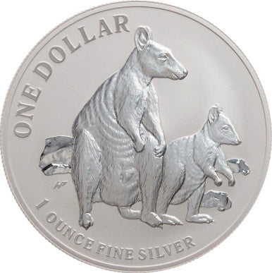 2011 $1 Kangaroo Allied Rock Wallaby 1oz Silver Uncirculated Coin
