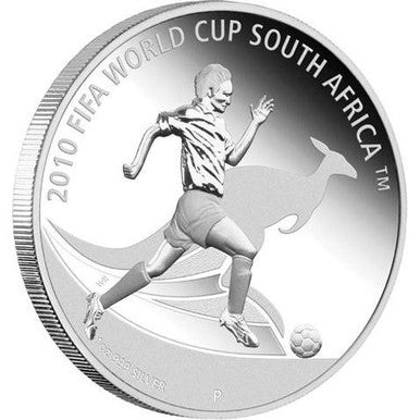 2010 $1 FIFA World Cup South Africa 1oz Silver Proof Coin