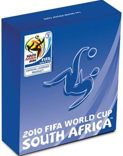 2010 $1 FIFA World Cup South Africa 1oz Silver Proof Coin