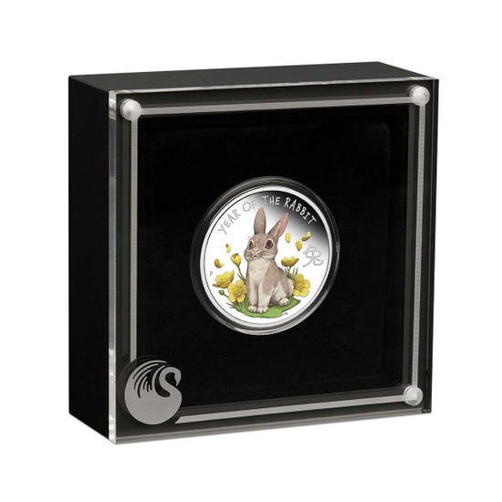 2023 Baby Rabbit 50c 1/2oz Silver Proof Coin