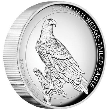 2016 $1 Australian Wedge-Tailed Eagle 1oz Silver High Relief Proof Coin