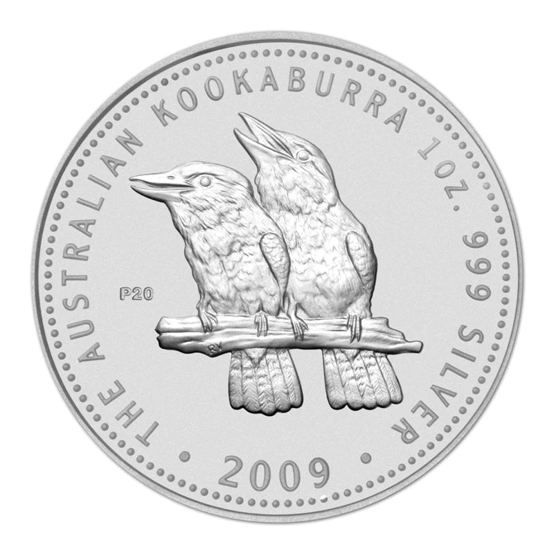2009 $1 Australian Kookaburra 20th Edition 1oz Silver BU 20 Coin Set