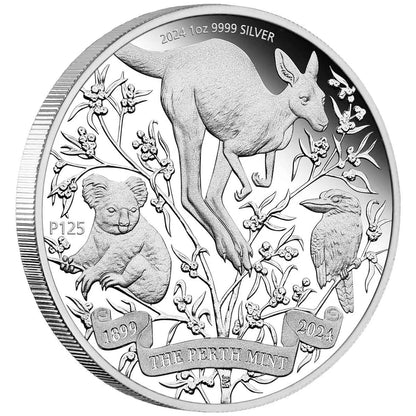 2024 $1 The Perth Mint's 125th Anniversary 1oz Silver 4 Coin Set