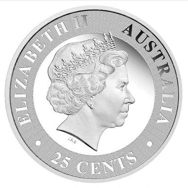 2016 25c Australian Kangaroo 1/4oz Silver Proof Coin