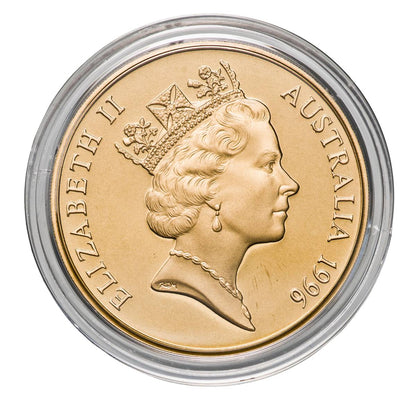 1996 $5 Sir Donald Bradman Al-Br Proof