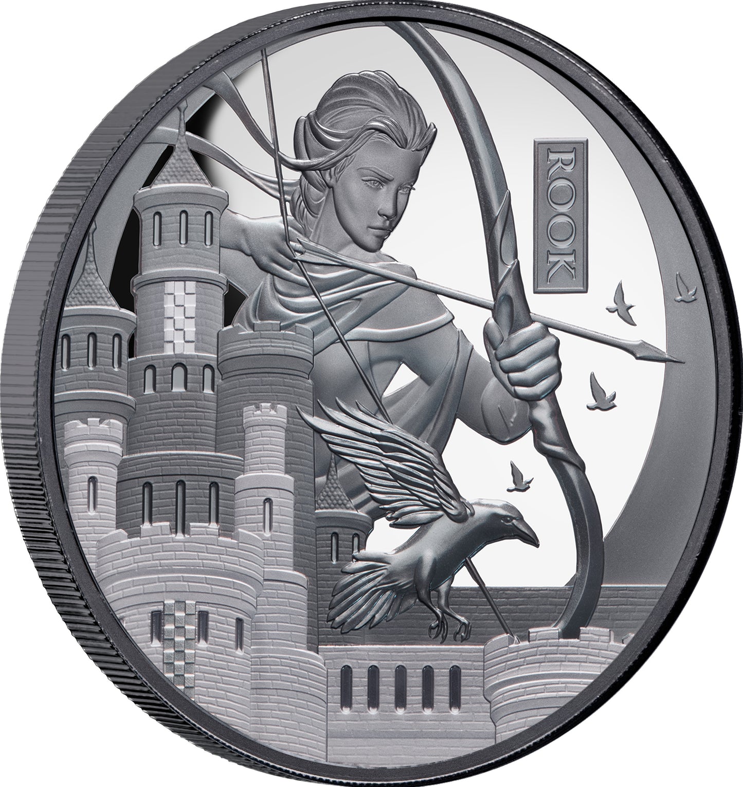 Niue 2026 $1 Chess The Rook 1oz Silver Black Proof Coin