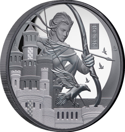 Niue 2026 $1 Chess The Rook 1oz Silver Black Proof Coin