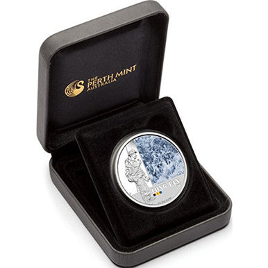 2012 $1 Famous Battles In Australian History Long Tan 1oz Silver Coloured Proof Coin
