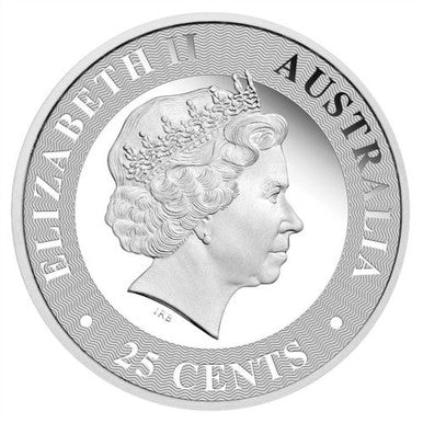 2017 25c Australian Kangaroo 1/4oz Silver Proof Coin