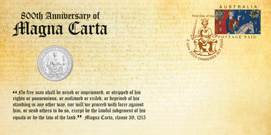 2015 20c 800th Anniversary of The Magna Carta PNC