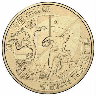 2015 $1 NRL Premiership 'S' Mintmark Uncirculated Coin