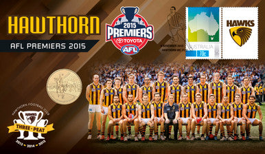 2015 $1 AFL Premiership Hawthorn Hawks PNC