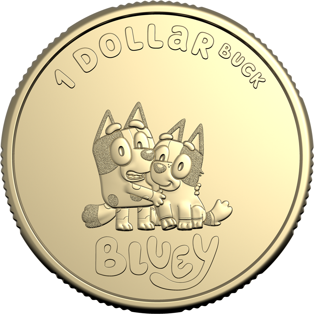 2024 $1 Bluey Dollarbucks Uncirculated 10 Coin Set
