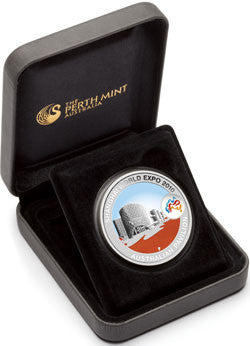2010 $1 Shanghai World Expo Australian Pavilion 1oz Silver Coin