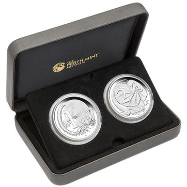 2016 50th Anniversary of Australian Decimal Currency 1oz Silver Proof Two Coin Set