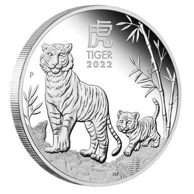 Australian Lunar Series III 2022 Year of the Tiger 1oz Silver Trio