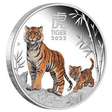 Australian Lunar Series III 2022 Year of the Tiger 1oz Silver Trio
