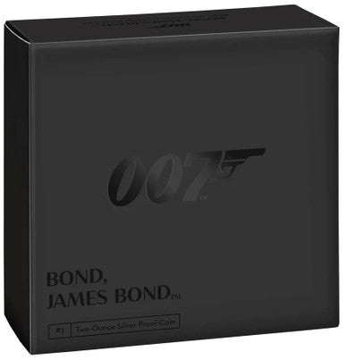 UK 2020 £5 007 Bond, James Bond 2oz Silver Proof Coin