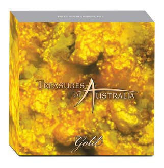 2010 $1 Treasures of Australia Gold 1oz Silver Proof Coin