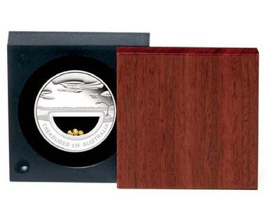 2010 $1 Treasures of Australia Gold 1oz Silver Proof Coin