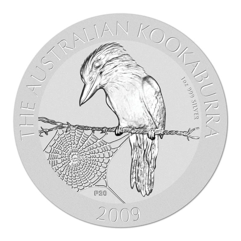 2009 $1 Australian Kookaburra 20th Edition 1oz Silver BU 20 Coin Set