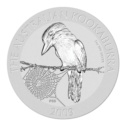 2009 $1 Australian Kookaburra 20th Edition 1oz Silver BU 20 Coin Set