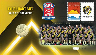 2019 $1 Richmond Tigers AFL Premiers PNC