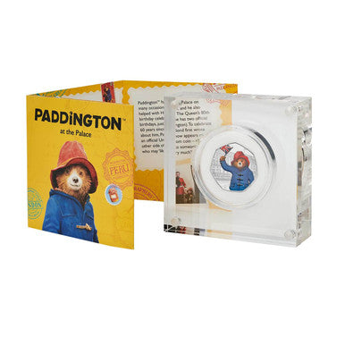 UK 2018 50p Celebrating The 60th Anniversary of Paddington At The Palace Silver Coloured Proof Coin