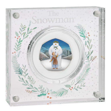 UK 2019 50p The Snowman Silver Coloured Proof Coin