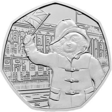 UK 2018 50p Celebrating The 60th Anniversary of Paddington At The Palace Uncirculated Coin