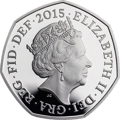 UK 2015 50p 75th Anniversary of The Battle of Britain Silver Proof Coin