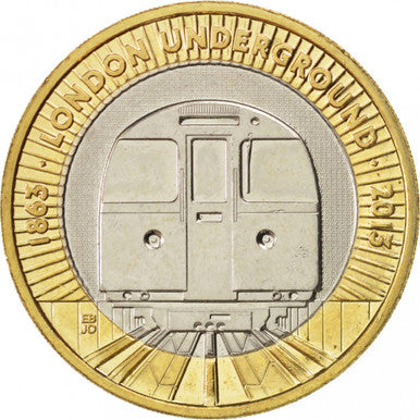 UK 2013 £2 150th Anniversary of The London Underground Uncirculated 2 Coin Set