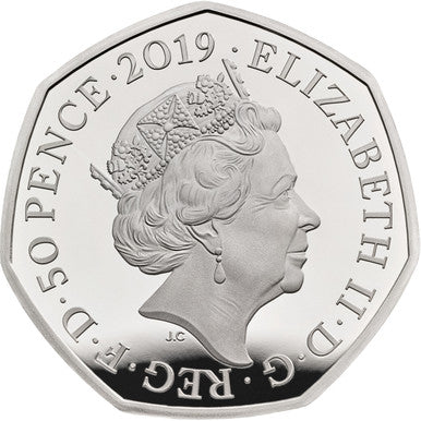 UK 2019 50p The Snowman Silver Coloured Proof Coin