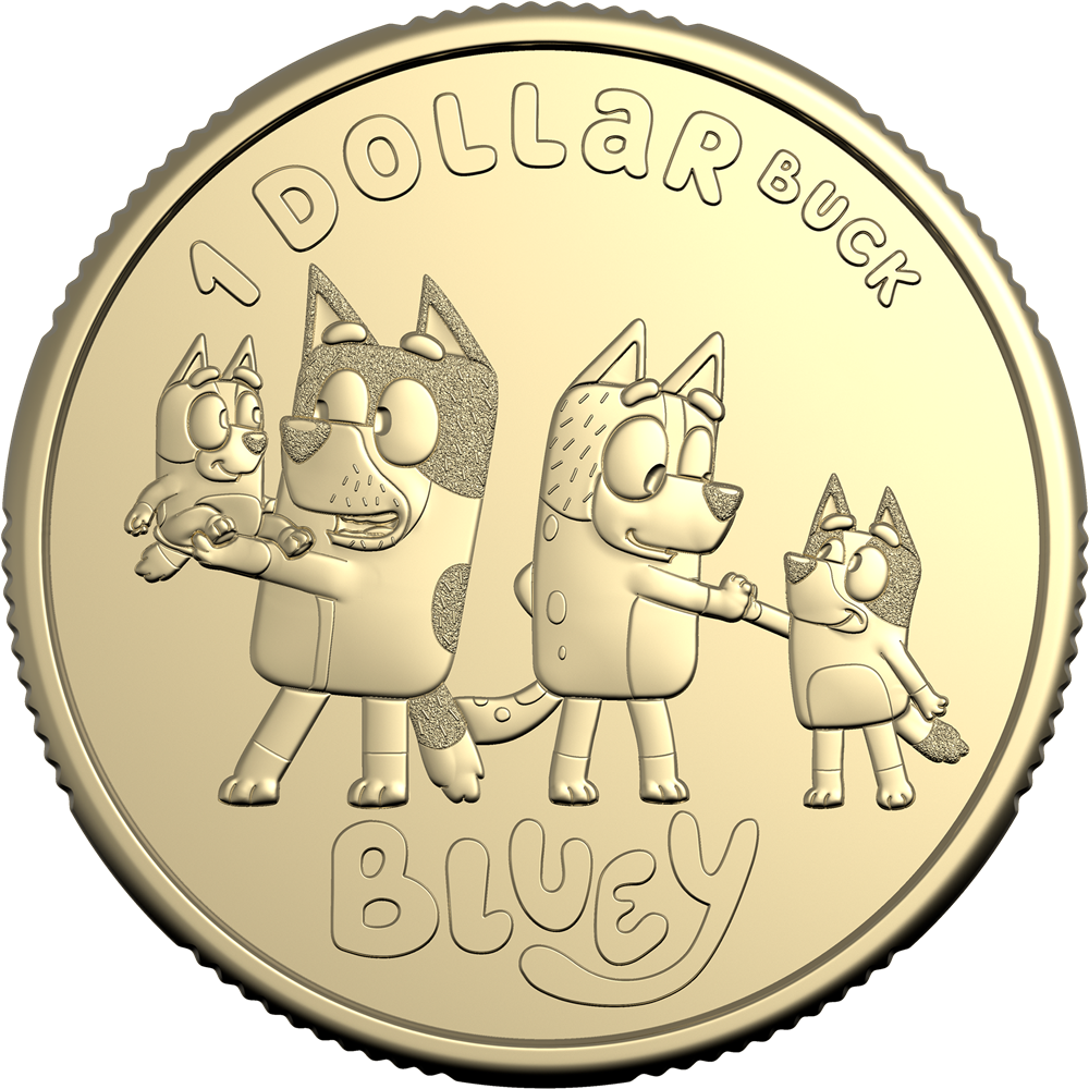2024 $1 Bluey Dollarbucks Uncirculated 10 Coin Set