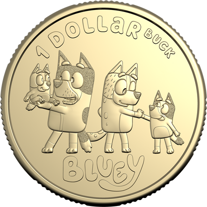 2024 $1 Bluey Dollarbucks Uncirculated 10 Coin Set