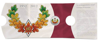 Canada 2012 50c The Queen's Diamond Jubilee Silver Plated Coin