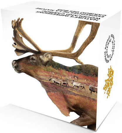 Canada 2017 $20 Nature's Impressions Woodland Caribou 1oz Silver Proof