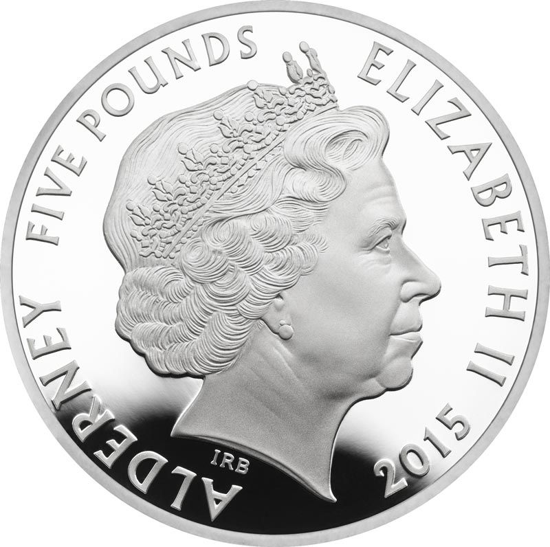 UK 2015 £5 150th Anniversary of The Salvation Army Alderney Silver Proof Coin
