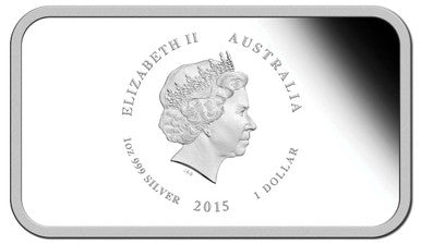 2015 $1 Sunburnt Country 1oz Silver Proof 4 Rectangle Coin Set