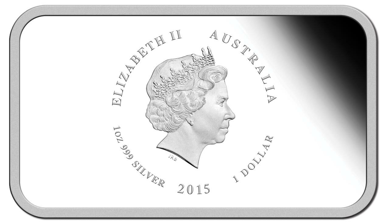 2015 $1 Sunburnt Country 1oz Silver Coloured Proof 4 Rectangle Coin Set
