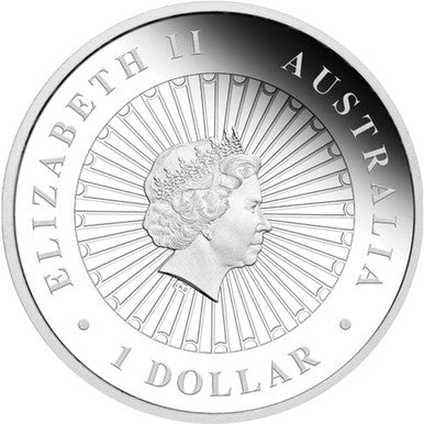 2012 $1 Australian Opal The Wombat 1oz Silver Proof Coin