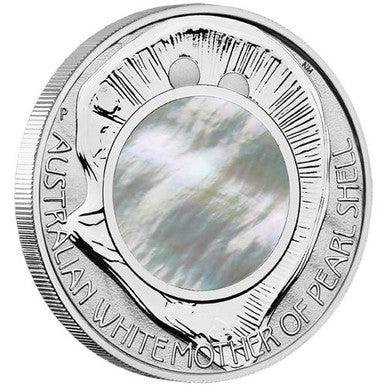 2015 $1 Australian Shell Mother of Pearl 1oz Silver Proof Coin