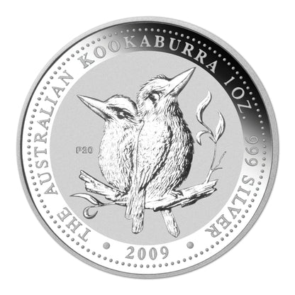 2009 $1 Australian Kookaburra 20th Edition 1oz Silver BU 20 Coin Set