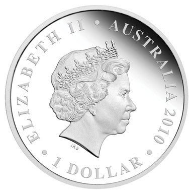 2010 $1 ANDA Sydney Coin Show Celebrate Australia New South Wales 1oz Silver Coloured Proof Coin
